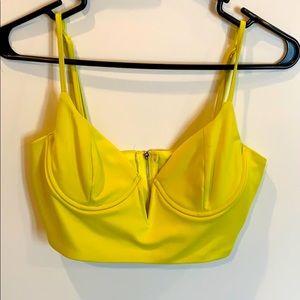 Yellow bralette